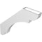 Ekena Millwork 3 1/2-in. W x 32-in. D x 32-in. H Olympic Architectural Grade PVC Knee Brace BRCP035X32X32OLY - alternate 2